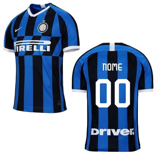 Maglia Calcio Inter Bambino Ragazzo Gara Home Personalizzabile 2019/2020 PS  3059 | eBay