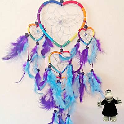TRAUMFÄNGER GROSSHANDEL RESTPOSTEN 5 x CHAKRA MEHRFARBIG MÄDCHEN JUNGEN PARTY GESCHENK
