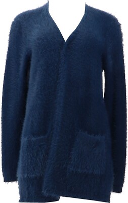 Colleen Lopez CL Soft Snuggle Knit Cardigan DEEPSE-DEEP SEA XS NWOT (9)