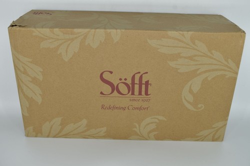 Sofft Womens Size 11 Adalia Olive Buckle Croc Embossed Suede Leather Sandals - Picture 10 of 11