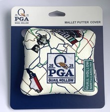 2025 Pga Championship Mallet Putter Cover Quail Hollow NC road map golf new