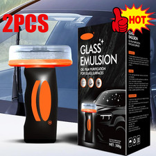 2 Qifor Glass Cleaner,Car Oil Film Cleaner Glass Guard,Automotive Oilfilm  