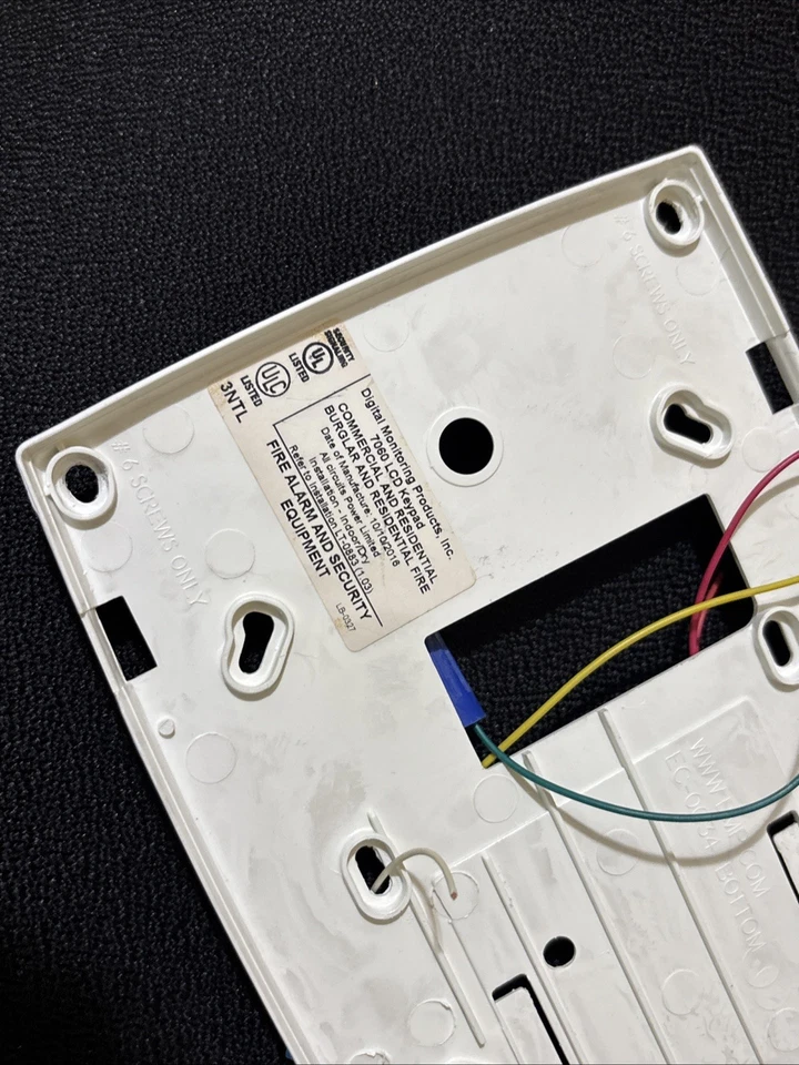 DMP 7060 LCD Keypads, White Home Security - Image 3 of 4