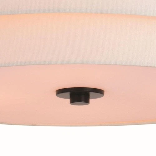 Vaxcel - Burnaby - 4 Light Semi-Flush Mount In Mid-Century Modern Style-10.75 - Picture 3 of 4