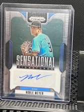 Noble Meyer 2025 Prizm - Sensational Signature / Auto - Marlins