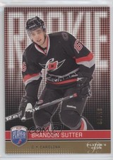 2008 Upper Deck Be a Player Rookies Player's Club 6/10 Brandon Sutter #182 6be