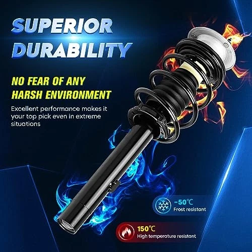 Conjunto de amortiguador de puntal delantero con muelle helicoidal para BMW 128i 135i 2008-2013, 328i Foto 2 de 4