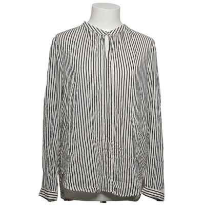 Holly & Whyte by Lindex, Bluse, Größe: M, Weiß/Schwarz, Viskose, Streifen #yuD