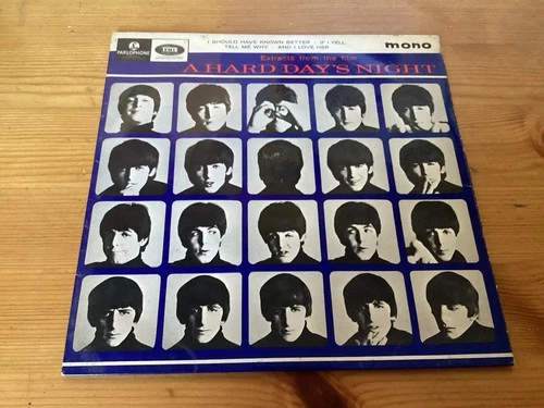 The Beatles-Extracts From A Hard Day’s Night EP. Parlophone 1964 Edition
