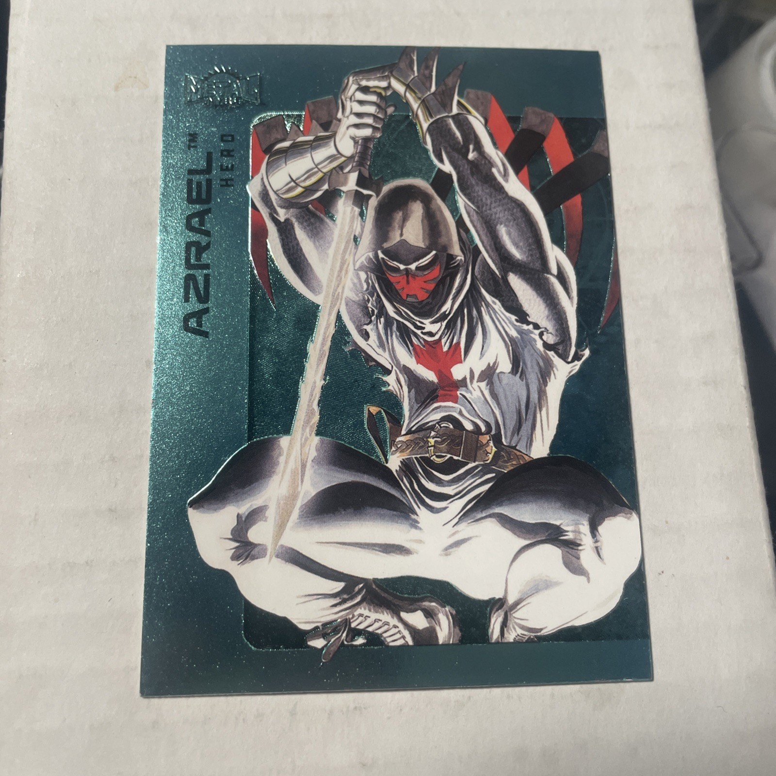 Upper Deck Skybox Metal Universe Batman Azrael 82 Aqua Fx
