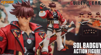 Perfect Storm Toys 1/12 Sol Badguy Action Figure In Stock Collectibles