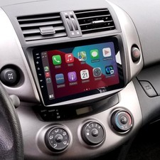 4Core 64G Carplay Android W/Apple Car 9"GPS Radio Stereo For Toyota RAV4 06-2012