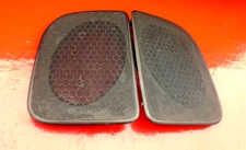 03-07 HONDA ACCORD REAR BACK DECK SPEAKER GRILL COVER SET PAIR BOTH OEM 4DR BLK