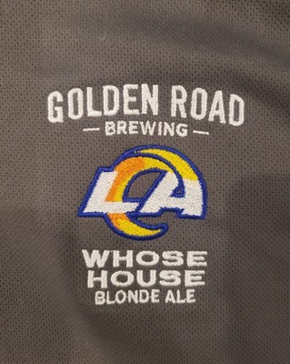 LA Rams Golden Road Brewing Polo Shirt by Spyder -  Mens Large