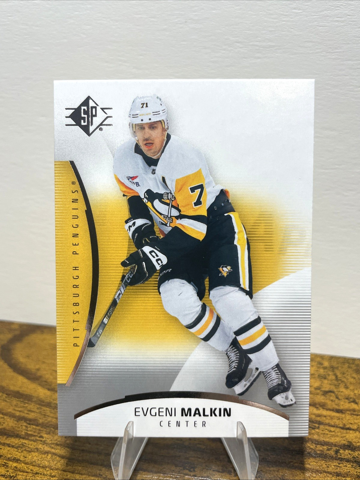Upper Deck 2025-26 SP Hockey Evgeni Malkin #42 Pittsburgh Penguins