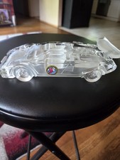Vintage Hofbauer Lamborghini Crystal Paperweight W. Germany Near Perfect