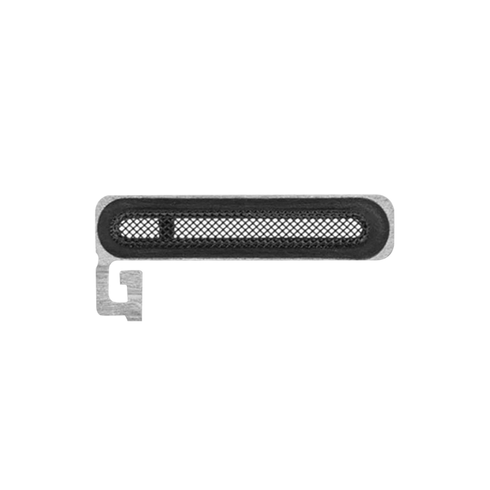 Grille de protection écouteur iPhone XS Clappio filtre anti-poussière noir