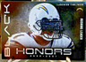 2012 Panini Black Honors #/349 LaDainian Tomlinson #5 HOF San Diego Chargers