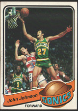 1979-80 Topps Basketball  #104 - John Johnson - Seattle SuperSonics  79-086.1