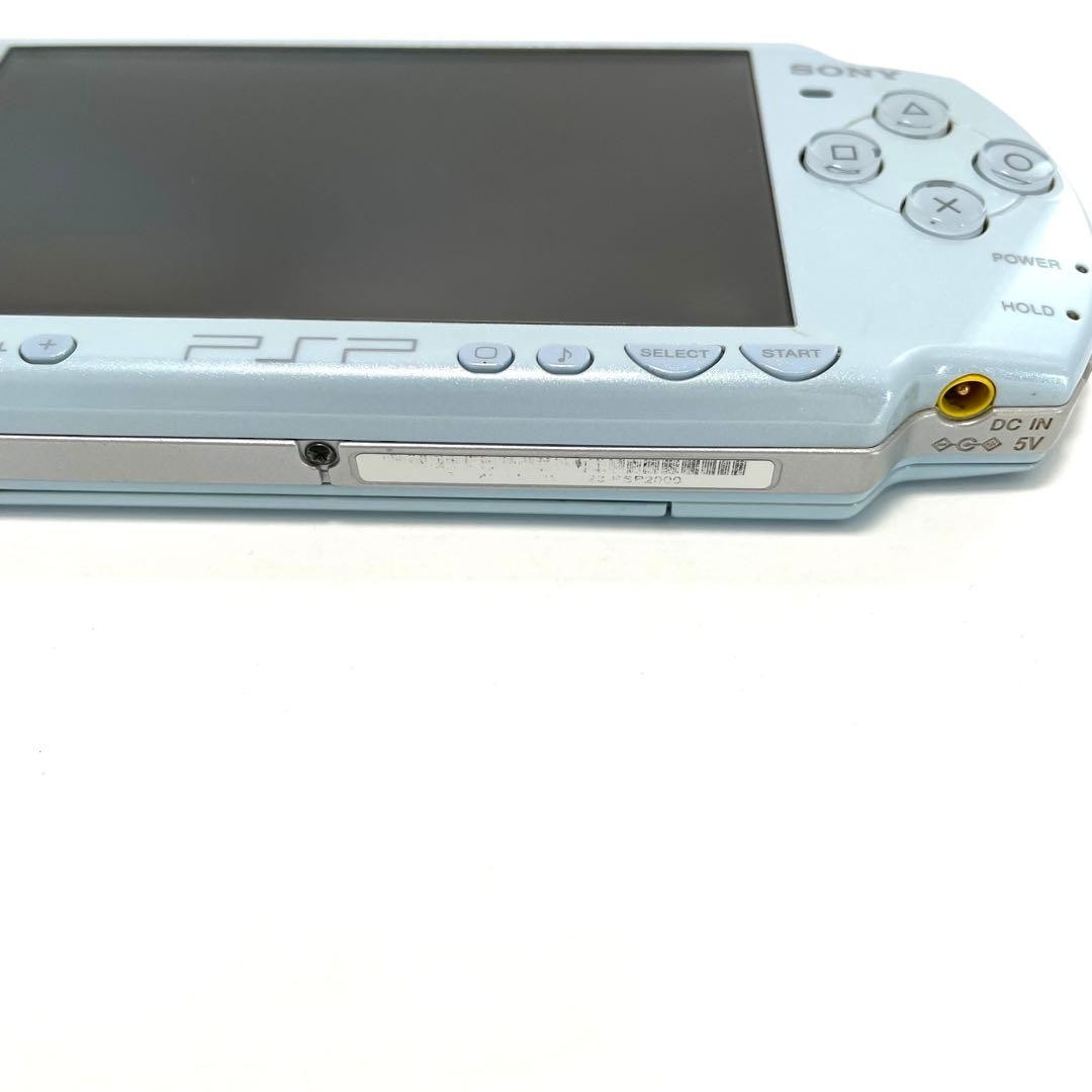 SONY PSP 2000 Felicia Blue Console Tested Working Box Charger Manual Used