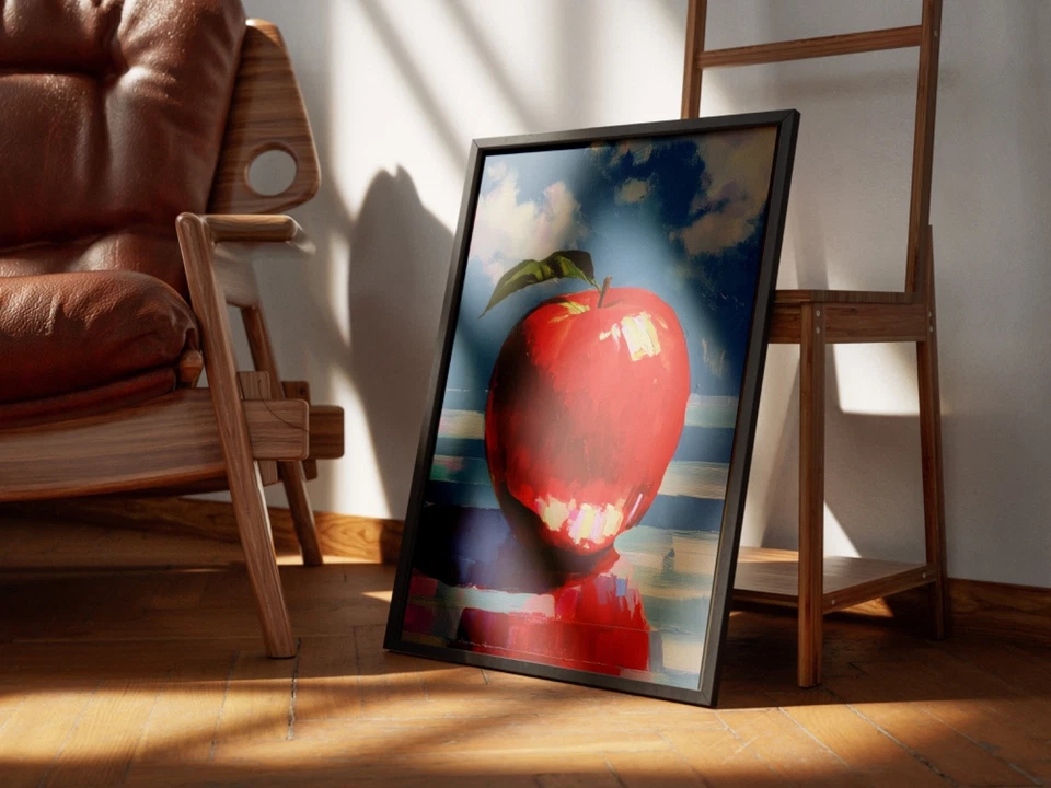 🍎 Sara Cwynar Apple on Sky II Inspired Artwork | Giclee Print 1/25 Sig COA V13 - Image 2 of 4