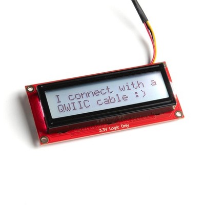 16x2 SerLCD - RGB Backlight (Qwiic) - with Arduino LCD Communicate Over Seria...