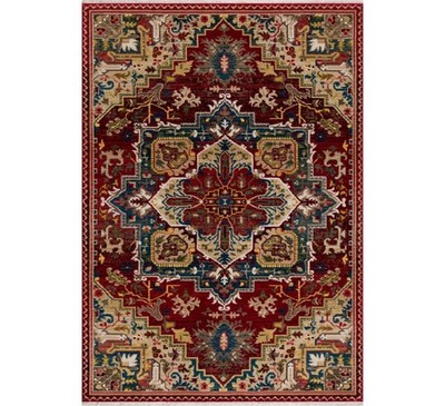 Bodenteppich Bunt AGI0024A 100% Polypropylen 6mm Flor Hochwertig 3 Größen