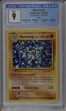 Pokémon TCG Machamp Evolutions 59/108 Holo Rare CGC 9