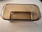 Vintage Pyrex Amber Brown Loaf Pan 213 Baking Dish 1.5 Qt Bread