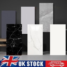 100 Pack Self-Adhesive Marble Tiles Sticker Stick On Wall Home Kitchen Bathroom