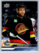 2023-24 Upper Deck Extended #639 Carson Soucy Vancouver Canucks