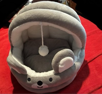 Unbranded Used Cat Bed Soft Mouse Design Good Condition