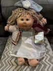 VTG CABBAGE PATCH TRU DOLL 1st ED. LIGHT BROWN HAIR GREEN EYES 20" TALL w/ TAGS