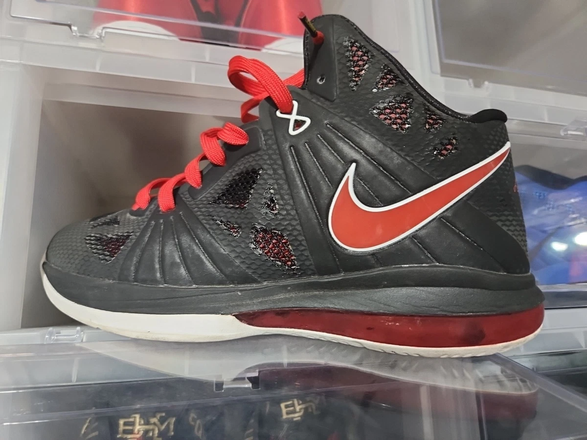 Nike LeBron 8 P.S. Black Red White - огромный выбор по лучшим