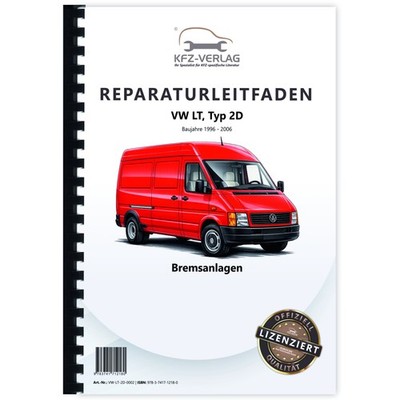 VW LT Typ 2D 1996-2006 Bremsanlagen Bremsen System Werkstatthandbuch
