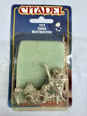 Warhammer Rogue Trader Chaos Beast Masters 2 figures  RARE Blister Pack LOT #1