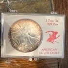 1990 U.S. Mint American Silver Eagle $1 1 oz .999 Silver Business Uncert