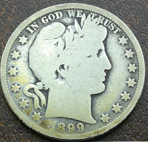 US 1899-O Barber Half Dollar **