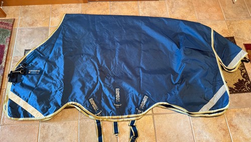 Couverture D'écurie Lourde Horseware Rambo Heavy Wug 75" – Pour Cheval 6'3", Violet, Bon état