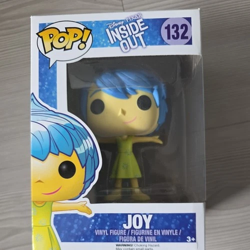 Funko Pop Disney Pixar Inside Out Movie Joy Vinyl Figure #132 Vaulted Retired