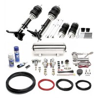 TA Technix Airride Luftfahrwerk Satz Inkl. Kompressor-Kit Chrom - Volvo 240 P244