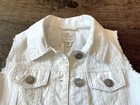 TCP White Denim Vest Cat & Jack Black Flip Sequin Top NWT M 7/8 — photo 3