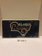St.Louis Rams License Plate Brand New Sealed