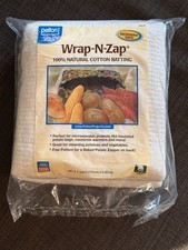 Pellon Wrap-N-Zap 100 Natural Cotton Batting 45" x 1 Yd. Pkg. Microwave Safe