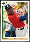 1991 Upper Deck Short Print Baseball #SP1 Michael Jordan Pre-Rookie Card RC