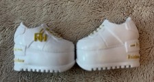 Rainbow High Color Create Fashion Doll Outfit Shoes White Gold Platform Sneakers