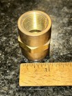 1/2” Red Brass Threaded Coupling - 1/2 Inch Female Npt X 1/2 Inch Female Npt — photo 3
