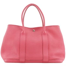 HERMES Garden party PM Tote Bag pink Negonda Women