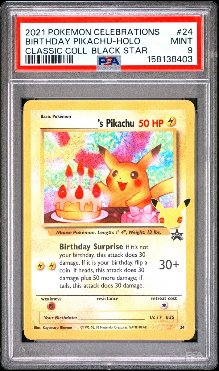 pikachu birthday card products for sale | eBay UK
