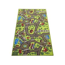 Kids Rug Playmat City Life Great for Playing 43" x 26" Rectangular , Muti
